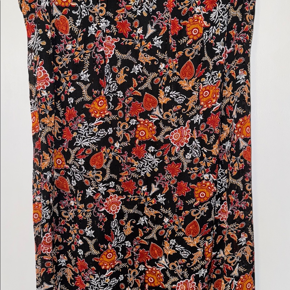 Cloth & Portrait Boho Maxi Dress w Ruffle Hem & Flutter Sleeve Women’s XXL 2X - Picture 5 of 12